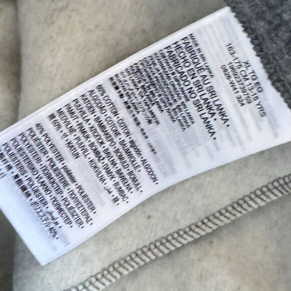 Nike 3 BRAND Kids' Vertical Logo Joggers In White/Carbon Light Grey Size XL NWOT - Picture 8 of 10